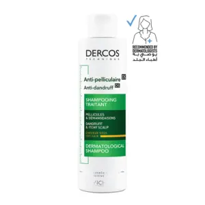 Vichy Dercos Anti-Dandruff Shampoo for Dry Hair - 200ml