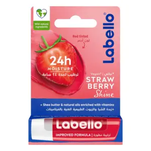 Labello Moisturizing Lip Balm, Strawberry, 4.8G