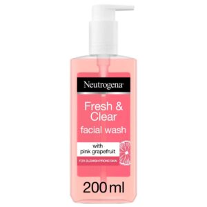 Neutrogena, Fresh & Clear, Facial Wash, Pink Grapefruit & Vitamin C - 200 Ml