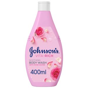 Johnsons Body Wash Rose Water 400Ml