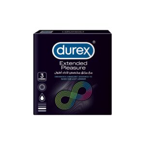 Durex Condom Extended Pleasure 3 Pcs