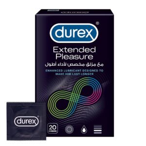Durex Condom Extended Pleasure  20 Pcs