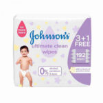 Johnsons Baby Wipes Ultimate Cln 3+1(192)Pcs
