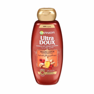 Garnier, Ultra Doux, Shampoo, Strengthen Hair, With Castor & Almond Oils - 400 Ml