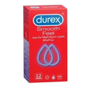 Durex Feel Smooth Condoms 12 Pcs