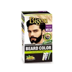 Bigen Men's Beard Hair Dye - Natural Black - B101