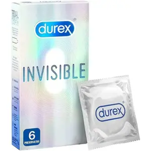 Durex, Condom Invisible  6 Pcs