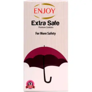 Enjoy Extra Safe Premium Condoms 12 Pcs