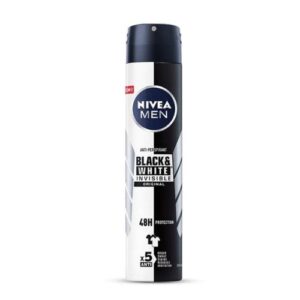 Nivea Men Deodorant Black & White, Spray 200Ml
