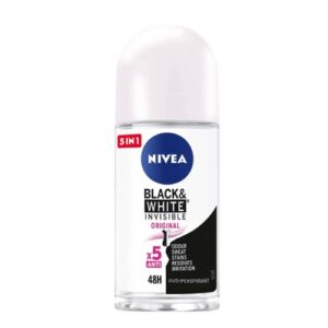 Nivea Invisible Black & White Deodorant Roll-On - 50ml