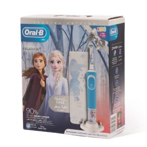 Oral-B, Toothbrush, Electric, Frozen Edition, Travel Case, For Kids, From