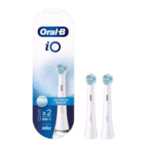 Oral-B, Brush Heads For Io, Ultimate Clean, White - 2 Pcs