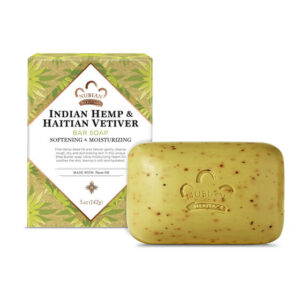 Nubian Heritage INDIAN HEMP & HAITIAN VETIVER BAR SOAP 5 oz
