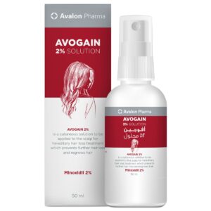 Avalon pharma Avogain 2% Spray Solution For Hair Growth Stimulation - 50 Ml