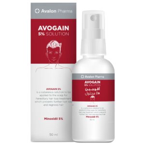 Avalon pharma Avogain 5% Spray Solution For Hair Growth Stimulation - 50 Ml
