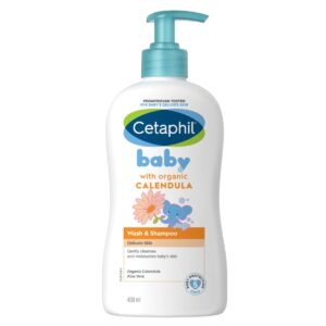 Cetaphil Baby Wash Shampoo With Organic Calendula 400 Ml