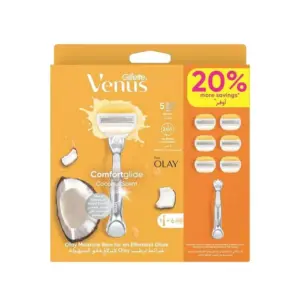 Gillette Venus ComfortGlide Coconut 1 Handle 6 Blades