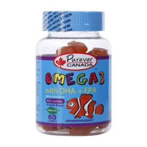 Purever Canada Omega 3 With DHA + EPA 60 Gummies