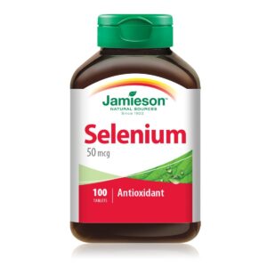 Jamieson Food Supplement Selenium 50 Mcg - 100 Tablets