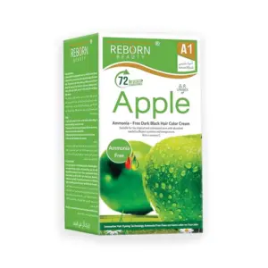 Reborn Beauty Hair Dye Natural Black Cream 500 ml + Developer 500 ml