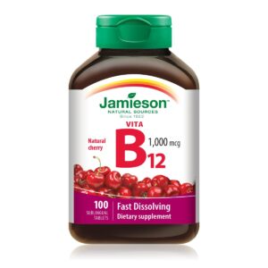 Jamieson Vitamin B12 1000 Mcg - 100 Sublingual Tablets