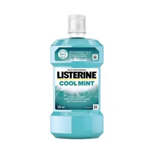 Listerine Cool Mint Daily Mouthwash with Fresh Mint - 500 ml