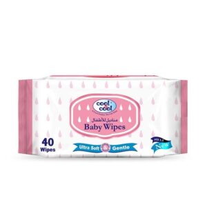 Cool & Cool Baby Wipes - 40 Pieces