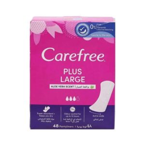 Carefree Plus large aloe 48 Pantiliners