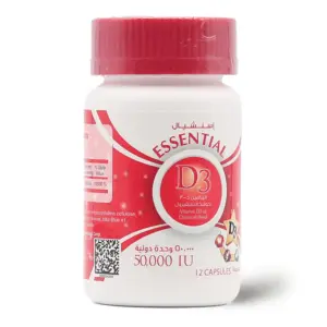 Essential D-3 50,000 IU 12 capsules