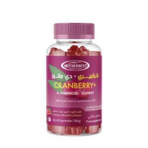 Mothernest Cranberry 2000mg + D-Mannose 60 Gummies