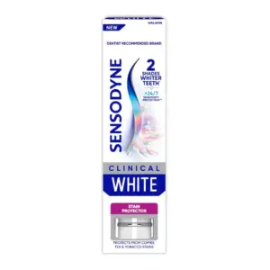 Sensodyne Clinical White Whitening Toothpaste Stain Protector 75ml