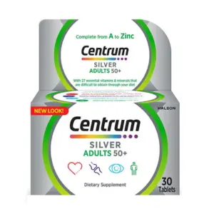 Centrum Silver Multivitamin Supplement for Adults 30 Tablets