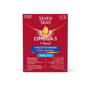 Seven Seas Omega 3 Plus Multivitamins for Men 30 Gelatin Capsules