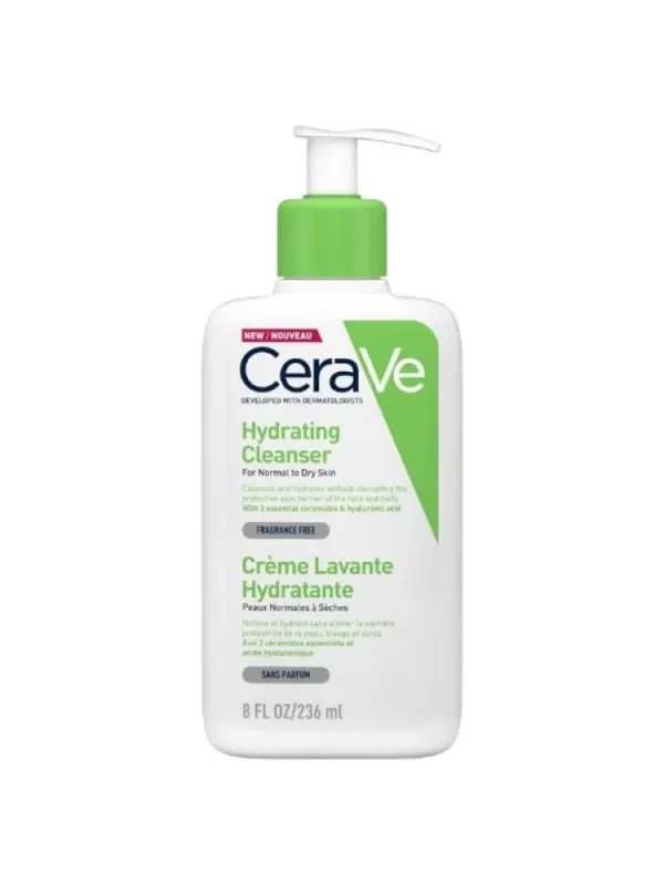 CeraVe Hydrating Cleanser For Dry Skin - 236 ml