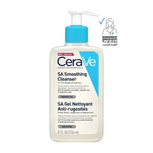 Cerave SA Smoothing Cleanser Gel For Dry, Rough, Bumpy Skin - 236ml