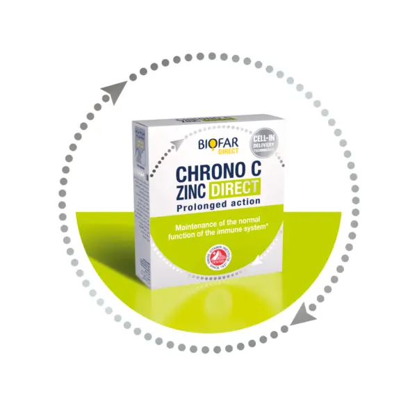 Biofar Chrono C Zinc Immune Support 14 Sticks