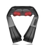 Neck and shoulder massager for muscle pain relief with 3D rotation