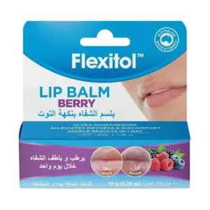 Flexitol Raspberry Lip Balm 10g
