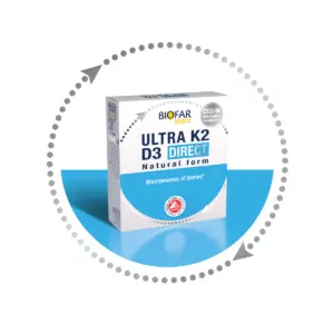 Biofar Direct Ultra Vitamin K2 D3 Support Bones - 14 Sticks