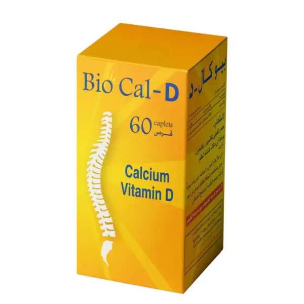 Vita-Vigor Bio Cal-D Calcium & Vitamin D 60 Tablets
