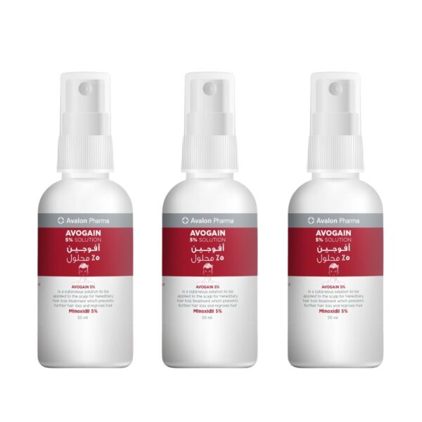 Avalon Pharma Avogen 5% Spray 50ml (Pack of 3)