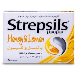 Strepsils Lozenge 24pcs Honey & Lemon