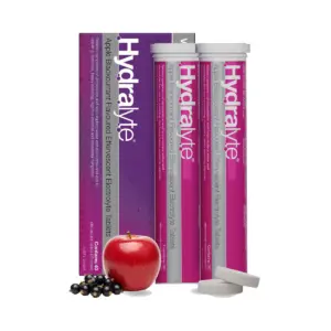 هيدرالايت أقراص فوارة بنكهة التفاح والكشمش الأسود - 40 قرص