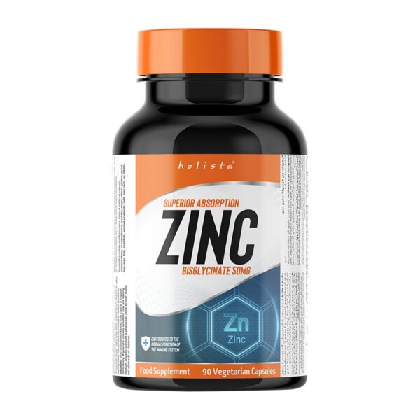 Holista Zinc Bisglycinate - 50 mg - 90 Cap