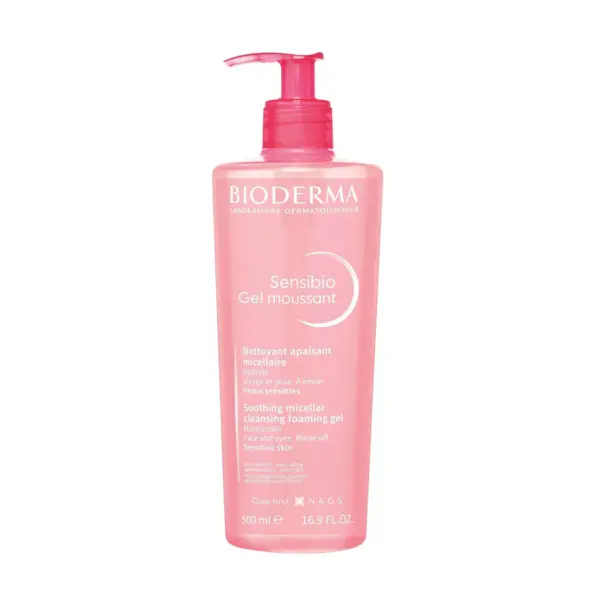 Bioderma Sensibio Cleansing Gel for Sensitive Skin, 500 ml